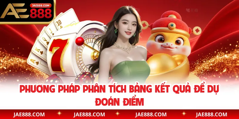 Phương pháp phân tích bảng kết quả để dự đoán điểm